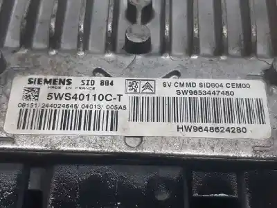 Автозапчасти б/у блок управления двигателем за citroen c3 1.4 hdi (68 cv) 1.4 hdi ссылки oem iam 9653447480  