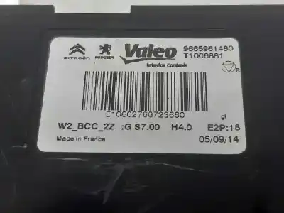 Second-hand car spare part electronic module for peugeot 508 access oem iam references 9665961480  
