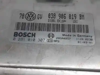 Автозапчастина б/у ЕБУ КОНТРОЛЕР ДВИГУНА для AUDI A4 AVANT (8E)  Посилання на OEM IAM 038906019BM  