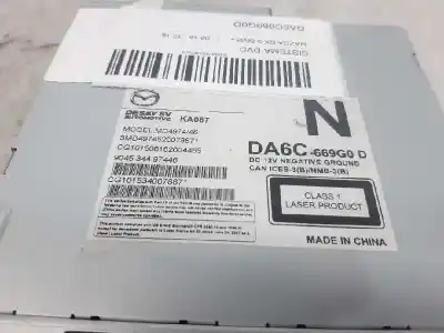 Автозапчастина б/у dvd система для mazda cx-3 (dk) 1.5 skyactiv-d (dk2ws) посилання на oem iam da6c669g0d