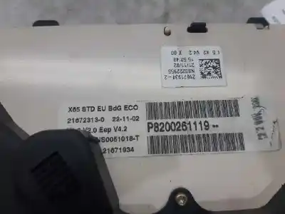 Second-hand car spare part dashboard for renault clio ii fase ii (b/cb0) base authentique 65 cv / 48 kw oem iam references 8200261119  