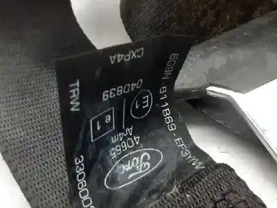 Автозапчастина б/у задній лівий ремін безпеки для ford mondeo berlina (ca2) trend (09.2010->) 125 cv / 92 kw посилання на oem iam 6g9n611b69ef  