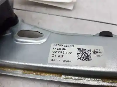 Автозапчасти б/у регулятор стекла переднего правого за nissan pulsar (c13) acenta ссылки oem iam 807003zl0b