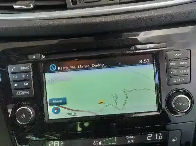 İkinci el araba yedek parçası gps navigasyon sistemi için nissan qashqai (j11e) hra223 oem iam referansları 25915hv04a