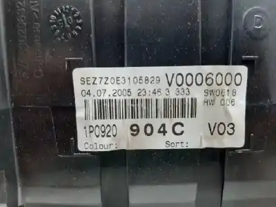 Peça sobressalente para automóvel em segunda mão quadrante por seat leon (1p1) reference referências oem iam 1p0920904c  