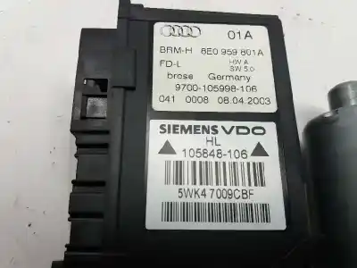 Second-hand car spare part rear left window motor for audi a4 b6 (8e2) 2.0 oem iam references 8e0959801e  