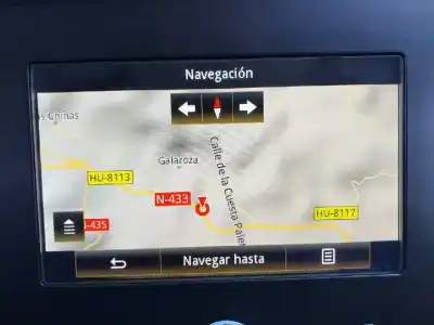 Second-hand car spare part GPS NAVIGATION SYSTEM for RENAULT MEGANE IV BERLINA 5P  OEM IAM references 280909727R  