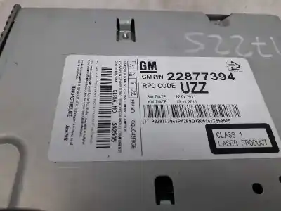 Автозапчасти б/у аудиосистема / радио cd за opel astra j lim. selective ссылки oem iam 22877394  