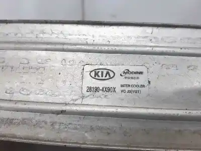 Peça sobressalente para automóvel em segunda mão intercooler por kia carnival 2.9 crdi vgt active referências oem iam 281904x90x  