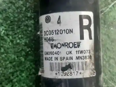 Автозапчасти б/у правый задний амортизатор за vw passat b7 (362) 2.0 tdi ссылки oem iam 3c0512010n  