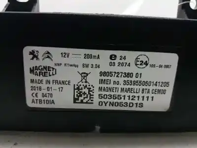 Second-hand car spare part electronic module for peugeot 508 allure oem iam references 9805727380  