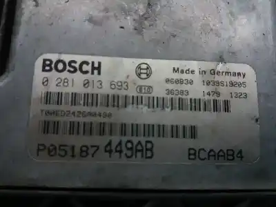 Tweedehands auto-onderdeel ecu motorcontroller voor dodge caliber sxt oem iam-referenties 0281013693  