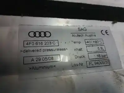 Second-hand car spare part central accumulator shock absorber for audi a6 allroad quattro (4fh) 2.7 tdi quattro oem iam references 4f0616203c