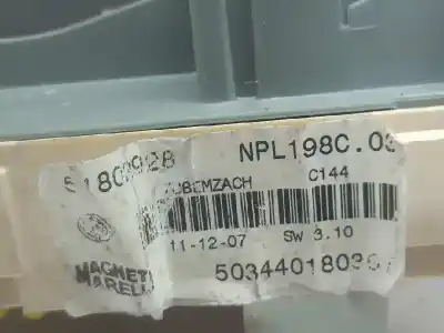 Peça sobressalente para automóvel em segunda mão caixa de fusíveis e relés por fiat bravo (198) 1.4 16v t jet active referências oem iam 51802928