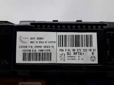 Gebrauchtes Autoersatzteil klimakontrolle zum peugeot 407 sw st confort oem-iam-referenzen 96573322yw  