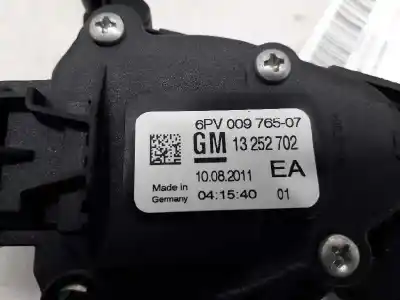 Автозапчасти б/у педальный потенциометр за opel astra j lim. excellence ссылки oem iam 13252702  
