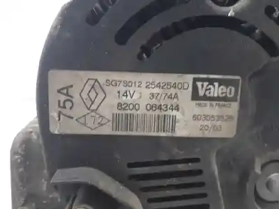 Автозапчастина б/у генератор для renault clio ii fase ii (b/cb0) authentique 58 cv / 43 kw посилання на oem iam 8200064344  
