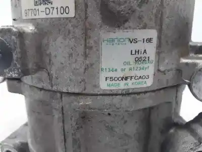 Second-hand car spare part AIR CONDITIONING COMPRESSOR for HYUNDAI TUCSON (TL, TLE)  OEM IAM references 97701D7100  