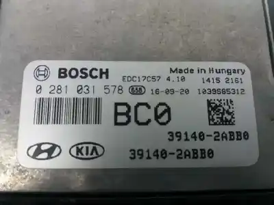 Автозапчасти б/у блок управления двигателем за hyundai tucson (tl, tle) 1.7 crdi ссылки oem iam 391402abb0  