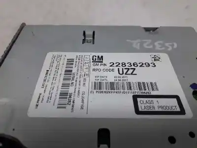 Second-hand car spare part audio system / radio cd for opel astra j lim. excellence oem iam references 13346050  