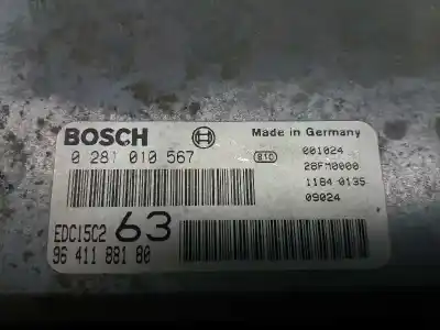 Peça sobressalente para automóvel em segunda mão centralina de motor uce por peugeot 607 (s1) pack referências oem iam 9641188180  
