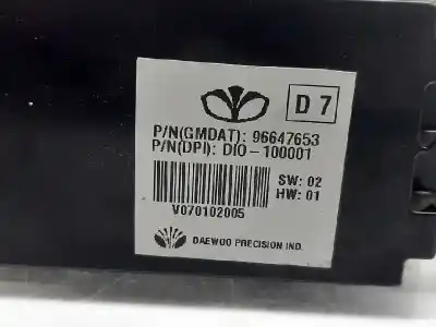 Second-hand car spare part multifunction display for chevrolet epica lt oem iam references 96647653  