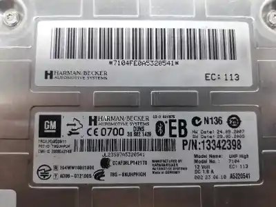 Piesă de schimb auto la mâna a doua modul electrotic pentru opel insignia a sedán (g09) 2.0 cdti (69) referințe oem iam 13342398  