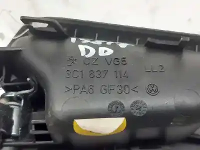 Автозапчасти б/у внутри передней правой ручки за volkswagen passat b6 (3c2) 2.0 tdi 16v ссылки oem iam 3c1837114b  