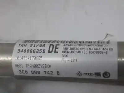 Автозапчасти б/у передняя правая подушка безопасности за volkswagen passat b6 (3c2) 2.0 tdi 16v ссылки oem iam 3c0880742g  