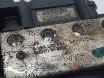 Peça sobressalente para automóvel em segunda mão abs por toyota auris active referências oem iam 0265800986  