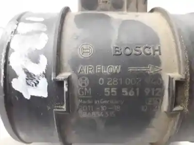 Second-hand car spare part flowmeter for opel astra j lim. excellence oem iam references 55561912  