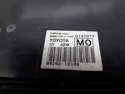 Second-hand car spare part electronic module for toyota auris advance oem iam references 8926012100