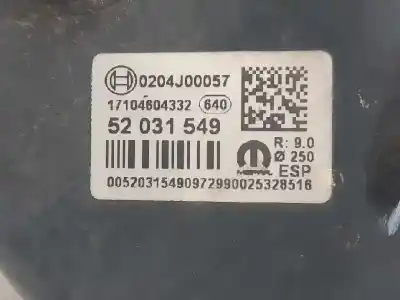 Автозапчастина б/у гальмівний серво для jeep renegade longitude fwd посилання на oem iam 52031549  
