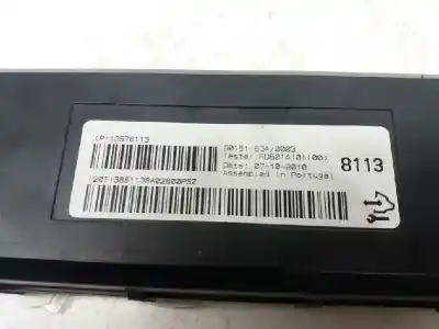 Second-hand car spare part air conditioning control unit for opel astra j (p10) 2.0 cdti (68) oem iam references 13578113