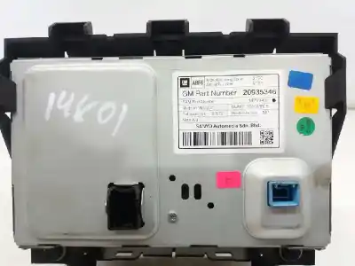 Second-hand car spare part multifunction display for opel astra j (p10) 2.0 cdti (68) oem iam references 20935346
