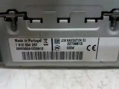 Second-hand car spare part gps navigation system for opel astra j (p10) 2.0 cdti (68) oem iam references 13346052  