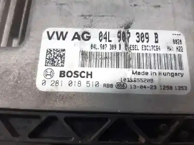 Автозапчасти б/у блок управления двигателем за seat leon (5f1) 1.6 tdi ссылки oem iam 04l907309b  