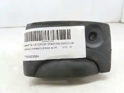 Автозапчасти б/у задняя правая наружная ручка за renault kangoo (f/kc0) alize 64 cv / 47 kw ссылки oem iam 7700303504  