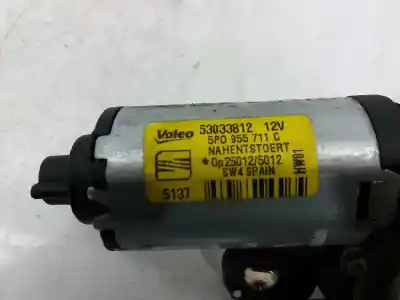 Peça sobressalente para automóvel em segunda mão motor do limpador traseiro por seat leon (1p1) reference referências oem iam 5p0955711c  