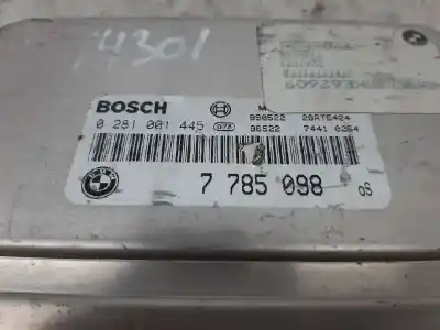 Second-hand car spare part ecu engine control for bmw serie 3 berlina (e46) 320d oem iam references 7785098  