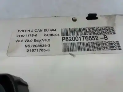 Автозапчасти б/у приборная доска за renault kangoo (f/kc0) luxe privilege 65 cv / 48 kw ссылки oem iam 8200176652   Автозапчасти б/у приборная доска за renault kangoo (f/kc0) luxe privilege 65 cv / 48 kw ссылки oem iam 8200176652
