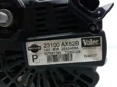 Tweedehands auto-onderdeel ALTERNATOR voor NISSAN MICRA (K12E)  OEM IAM-referenties 23100AX62B  