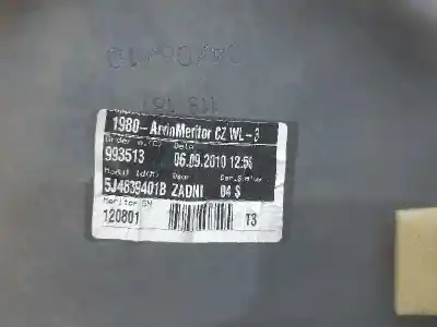 Автозапчастина б/у регулятор склона задній лівий для skoda fabia ii combi (545) 1.2 посилання на oem iam 5j4839401b  