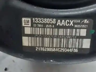 Tweedehands auto-onderdeel rem servo voor opel astra j (p10) 1.7 cdti (68) oem iam-referenties 13338058  