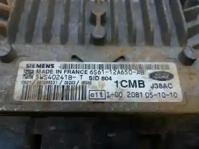 Peça sobressalente para automóvel em segunda mão centralina de motor uce por ford fiesta (cbk) fun referências oem iam 6s6112a650ab  