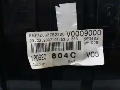 Peça sobressalente para automóvel em segunda mão quadrante por seat leon (1p1) reference referências oem iam 1p0920804c  