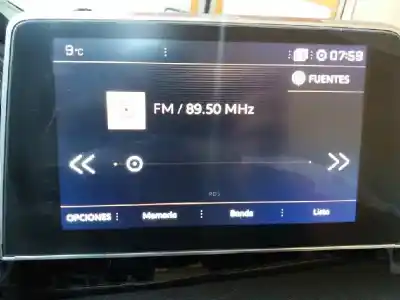 Автозапчасти б/у МНОГОФУНКЦИОНАЛЬНЫЙ ДИСПЛЕЙ за PEUGEOT 3008  ссылки OEM IAM 9810032680  