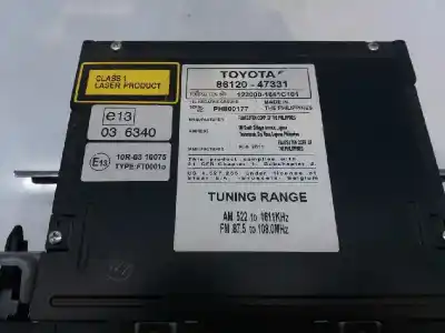 Автозапчасти б/у АУДИОСИСТЕМА / РАДИО CD за TOYOTA PRIUS (NHW30)  ссылки OEM IAM 8612047331  
