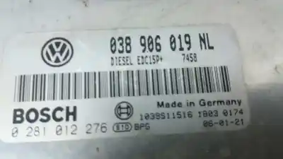 Second-hand car spare part ecu engine control for seat cordoba (6l2) 1.9 tdi oem iam references 038906019nl