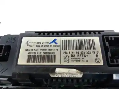 Second-hand car spare part climate control for peugeot 407 st confort oem iam references 96573322yw  